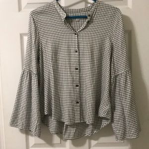 Madewell Button Down with Bell Sleeves